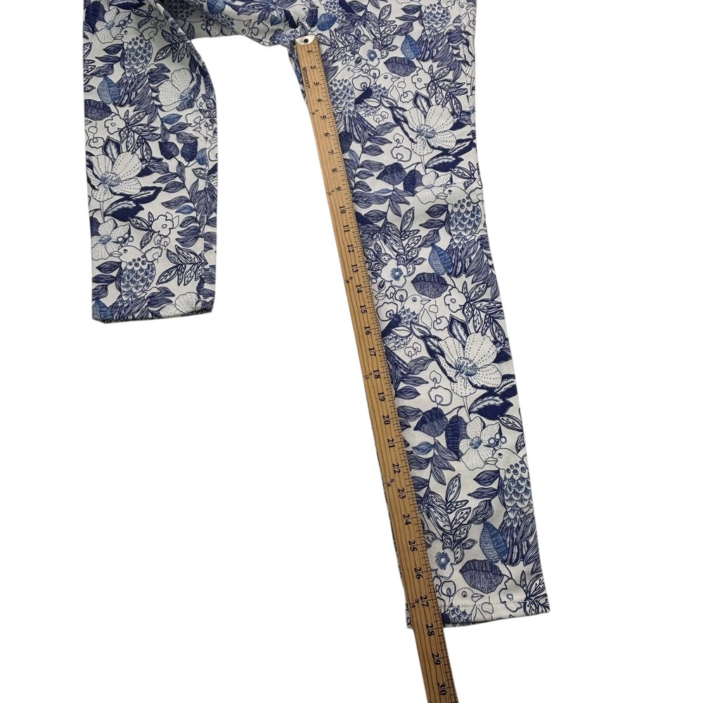 Vineyard Vines Womens Size 6 Skinny Jeans White Cap Cordia Floral Print New NWT‎ - Picture 14 of 16